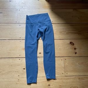 Lululemon Wunder Under 25" Crop Leggings Slate Blue Rare Color